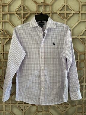 Lauren Ralph Lauren Blue, Pink, & White Check Button-Down Shirt